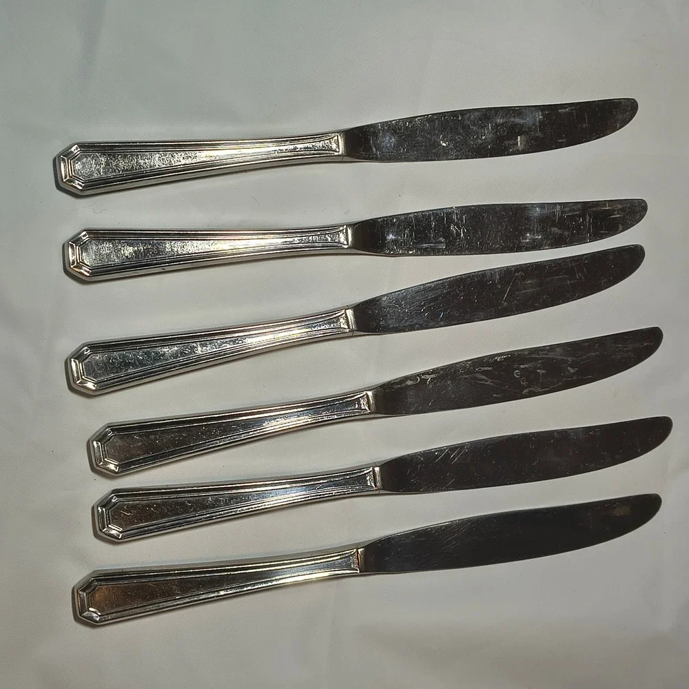 Supreme by Towle Sophisticate 18/8 Stainless Flatware Set 24pc Japan MCM Vintage